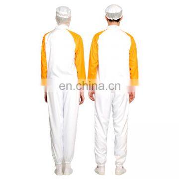 Blue 100% Polyester Uniform for Food Processing Factory