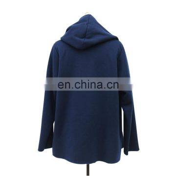 Women Cheap Hooded Knitted Fabric Compound Fake Fur Coat photo-2