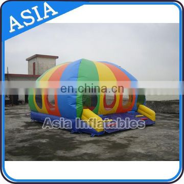 inflatable round disco bouncer castle