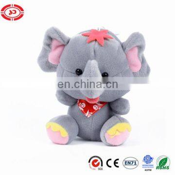 New Plush Toy Elephant Stuffed Toy Pink Blue Yellow Gray Option Christmas keychain