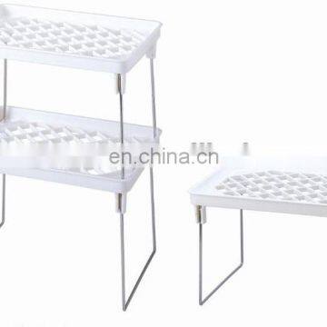 2-layer plastic shelf bracket