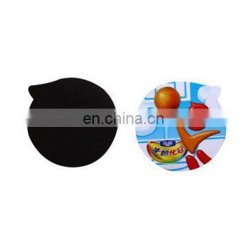 milk food branding promo small thin round magnet