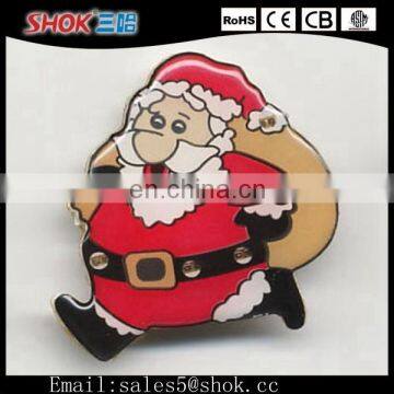 China Manufacturer Novelty Custom Flashing LED Badge/LED Message Badge/LED Button Badge For Christmas Decoration
