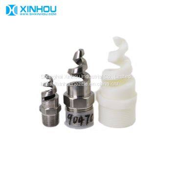 316 SS 90 degree hollow full cone spiral nozzle