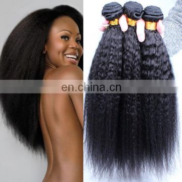 2016 New Virgin Brazilian Kinky Straight Hair Afro Human Hair Extensions China Hair Vendor