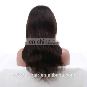 Human hair full lace wig, wholesale high quality full lace virgin brazilian human hair