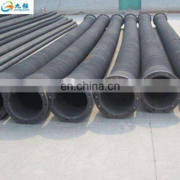 High-quality large diameter flange type black wear-resistant dredging drainage/suction mud rubber hose