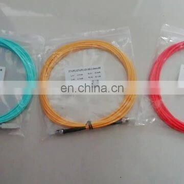 1m 3m 0.9mm 2.0mm 3.0mm PVC LSZH Jacket G652D Single Mode Simplex Duplex Patch Cord SM MM