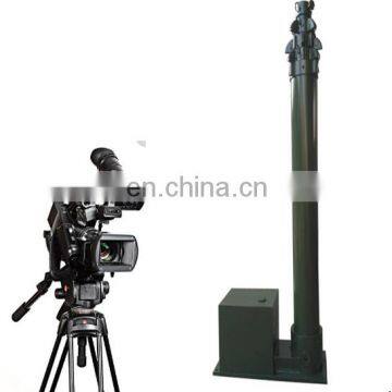 12m Aluminum Electric Lead Screws Telescopic Antenna Mast With 200kg Head Load