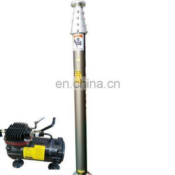 3m to 9m Aluminum Rapid Deploy CCTV Trailer Mast