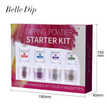 Hot selling new arrival nail glitter powder dipping powder nails system dip set