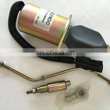 4BT 6BT 5.9 engine 3935456 3935458 12VDC Excavator Diesel Engine Fuel Shutdown Stop Solenoid SA-4762-12