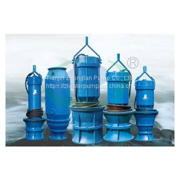 Submersible axial-flow pump
