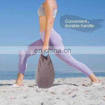 Zafu Buckwheat Meditation Cushion Organic Cotton Cover Kneeling Pillow Yoga Bolster for Women and Men photo-6