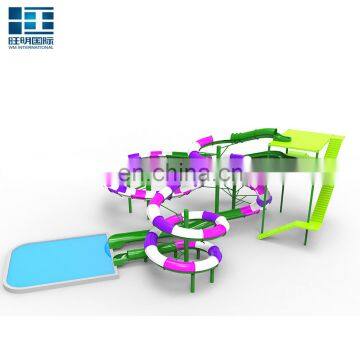 Hot Sale Cheap Water Slides Kids Water Park Equipment With Pool