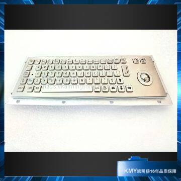 Vandal Kiosk Metal Keyboard With Trackball (KMY299D) photo-5