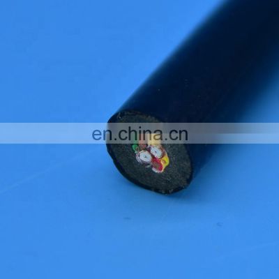 Underwater neutral buoyance cable coaxial floating cable