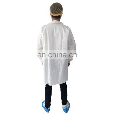 Sterile Zipper Close Lab Coat Disposable SF Microporous Laminated Jackets photo-3