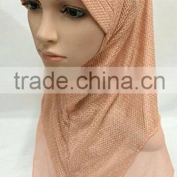 2016 Fashion summder hijab light two layer long turban