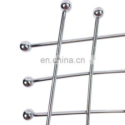 Kitchen Storage Collapsible Fruit Bowl Basket Stand Metal Bamboo Iron Decorative Vegetable Fruit Basket for Gift photo-5