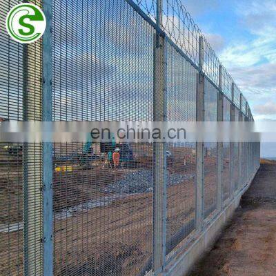 358 security fencing design heavy mesh panels welded iron wire fencing for PV station