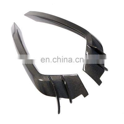 Carbon Fiber A6 Front Canards for Audi A6 Quattro S-line S6 4-Door 2015-2018 A Style