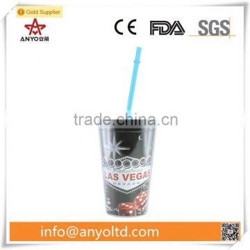 Double wall plastic juice bottle