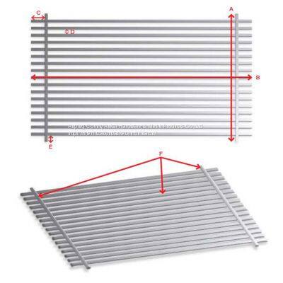 Custom Made Stainless Steel Grill Grates