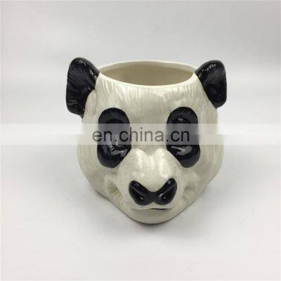 Custom Design Outdoor Indoor Animal Shape Hand Painted Decorative Garden Flower Plant Planter Ceramic Bonsai Pots