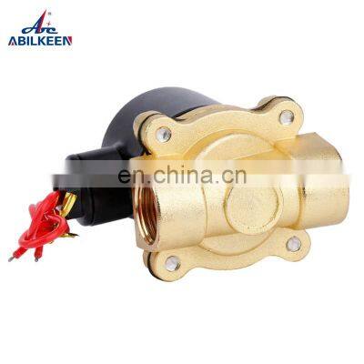 2W160-15 2/2 Way Electric Brass Normally Closed Thread Size G1/2 Solenoid Valve Price Pneumatic Valve For Air photo-5