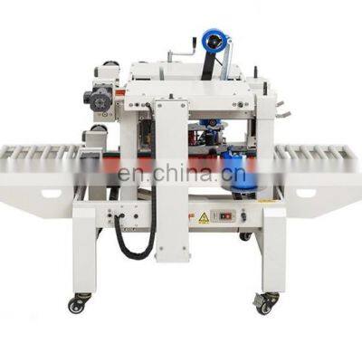 semi-automatic Polystyrene box 4 sides tape sealing machine carton sealer