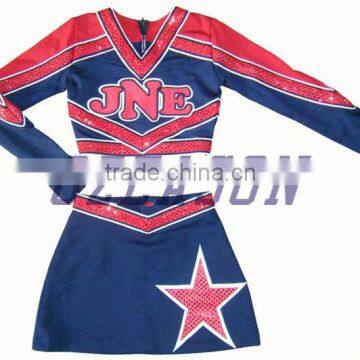 Sexy High School Girls Cheap Cheerleading Uniform Sublimation Cheerleading Uniform Kids photo-3