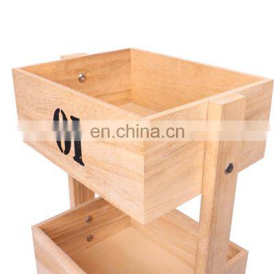 K&B Cheap Wholesale New Wood Modern and Elegant Drinks Trolley Vintage photo-5