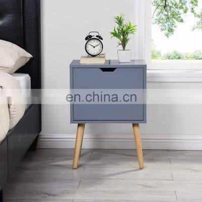 Fashion Modern Assemble Storage Cabinet Nightstand with Storage Drawer