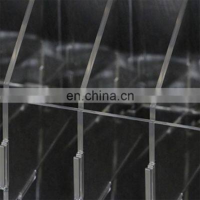 Acrylic Desktop Organizer File Rack 4 Slots Magazines Books Documents Storage Display Holder photo-5