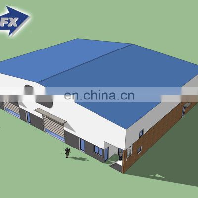 Prefab Factory Steel Structure Warehouse With Layout Design