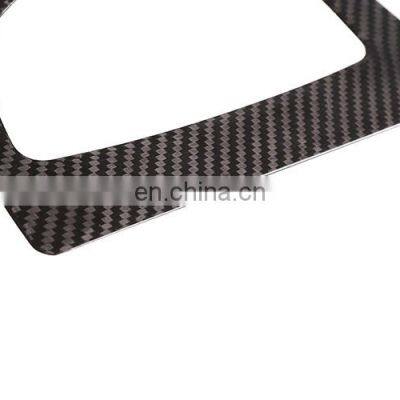 Real Carbon Fiber For BMW F30 2013-2019 3 Series Console Gear Shift Frame Trim Left Hand Drive Accessories photo-5