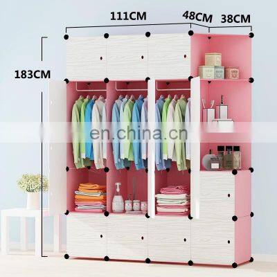 Modern Portable Bedroom Kids Adult Classical Plastic Layers and Plastic Drawers Storage Furniture Storage Wardrobe Cabinet photo-5