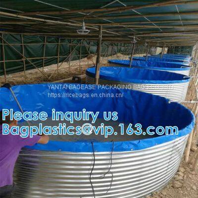 Aquaculture Pool PVC Coated Cloth COATED BANNER Tarpaulin Greenhouse Fish Pond Crayfish Koi Culture Child Water Pool photo-4