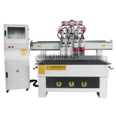 atc auto loading and unloading nesting cnc router multi head cnc cutting machine wood router for kitchen cabinet door making