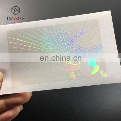 Высокая яркость. Прозрачный голографический наклей для удостоверения личности / Надёжный голографический наклей photo-5