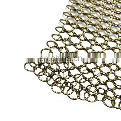 Hot Selling Stainless Steel  304 Ring Metal Mesh For Screens & Room Dividers