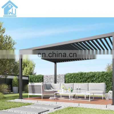 Weather sensor waterproof window aluminum louver roof shutter pergola