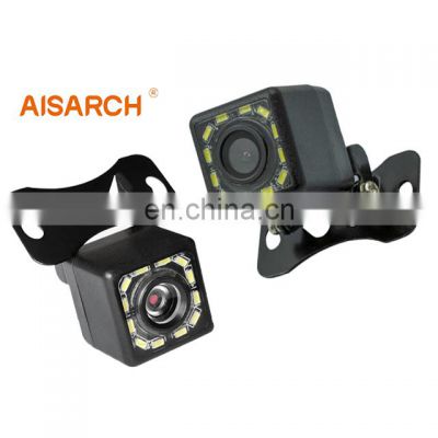 External 12LED lights wholesale car high-definition rearview camera reversing image night vision car camera spot