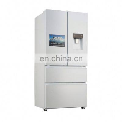 558L Customized LOGO Inverter No Frost LUX French Door Refrigerator With Water Dispenser