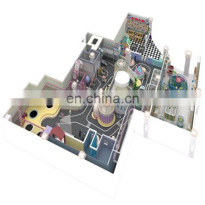 2018 kindergarten plastic slides China indoor or outdoor playground facility