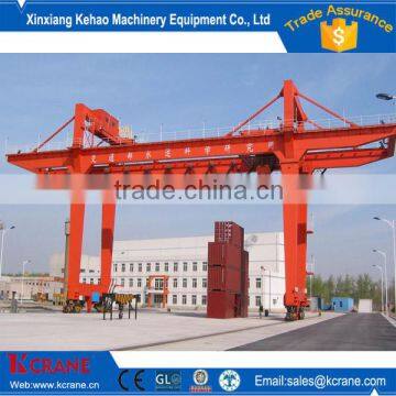 20 Feet Gantry Crane Feature Rail Mounted Container Crane