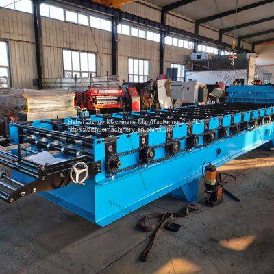 Galvanized Steel Monterrey Roofing Making Step Tile Roof Deck Sheet Plate Glazed Tile Cold Roll Forming Machine Price photo-2