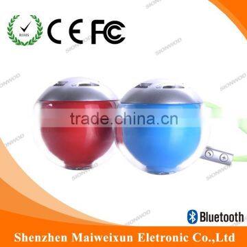 Pairing Bluetooth portable Speaker,new design,new idea Ball speaker for gift with LED light