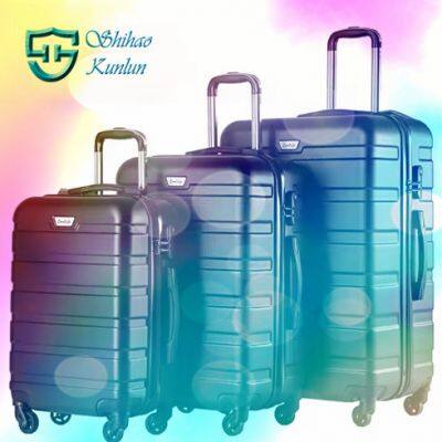 Custom Brand Suitcase 360 Degree Travel Luggage Bag Sets with Aluminum Trolley Handle for Long Holiday